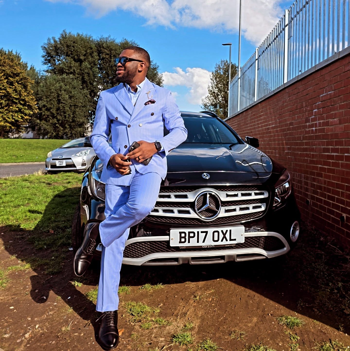 Dafe Akako with a Mercedes — Car Sourcing UK